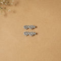 German silver hair clip (set of 2) 30 - handcrafted