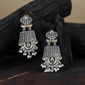 White German Silver-Plated Classic Earrings