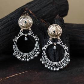 German Silver-Plated Classic Earrings