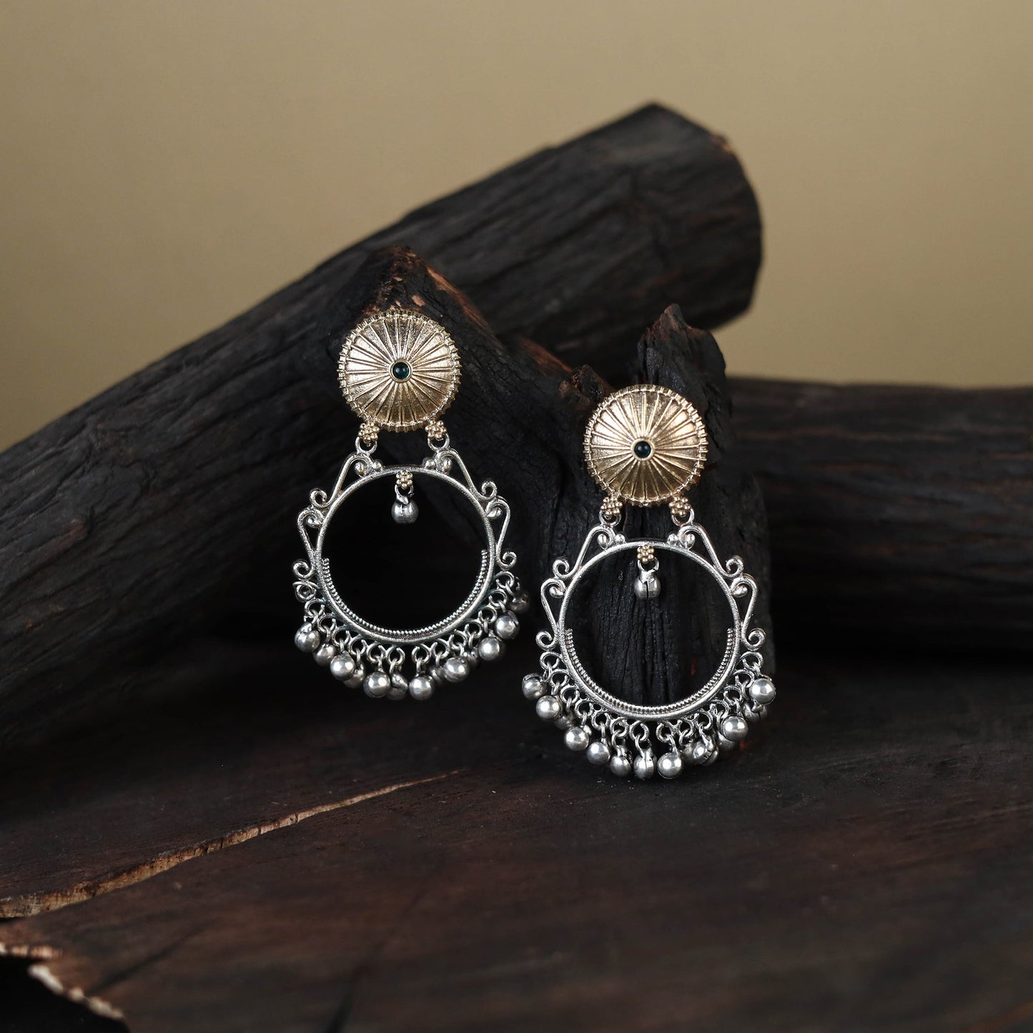 German Silver-Plated Classic Earrings