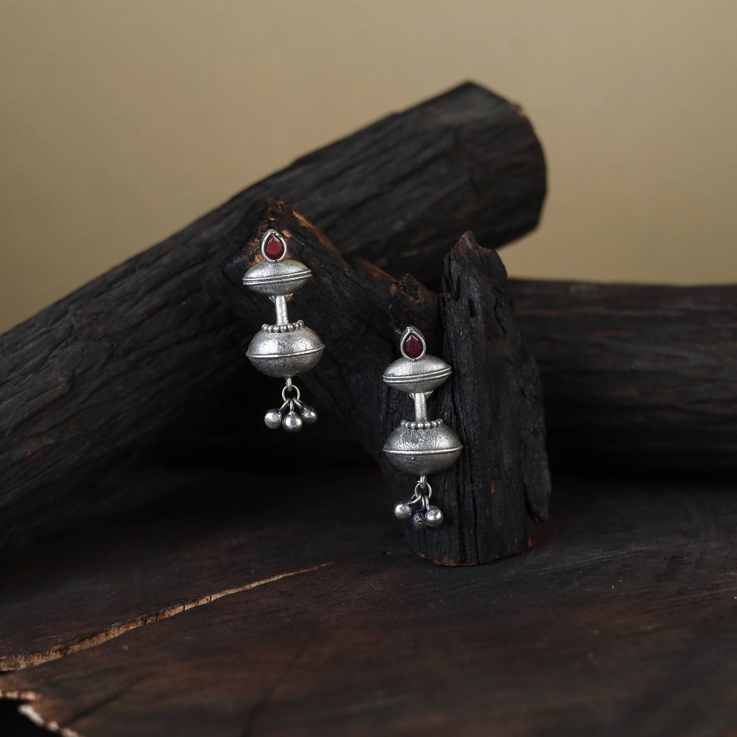 White German Silver-Plated Classic Earrings