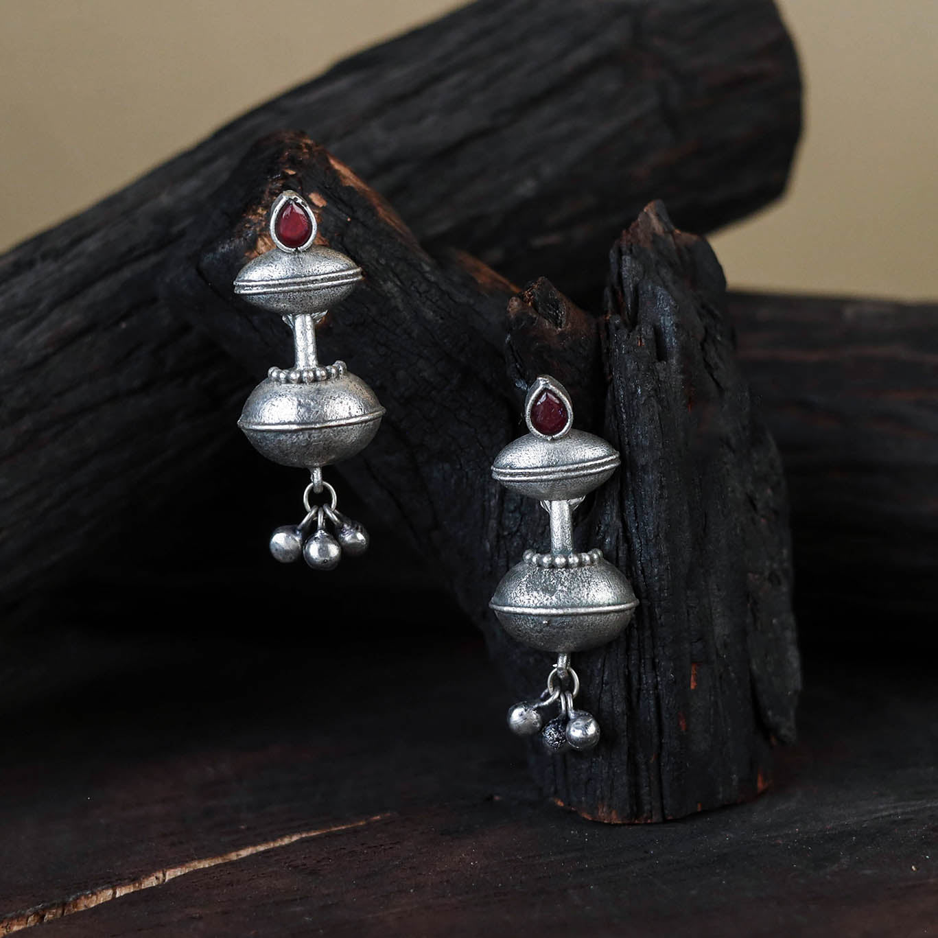 White German Silver-Plated Classic Earrings