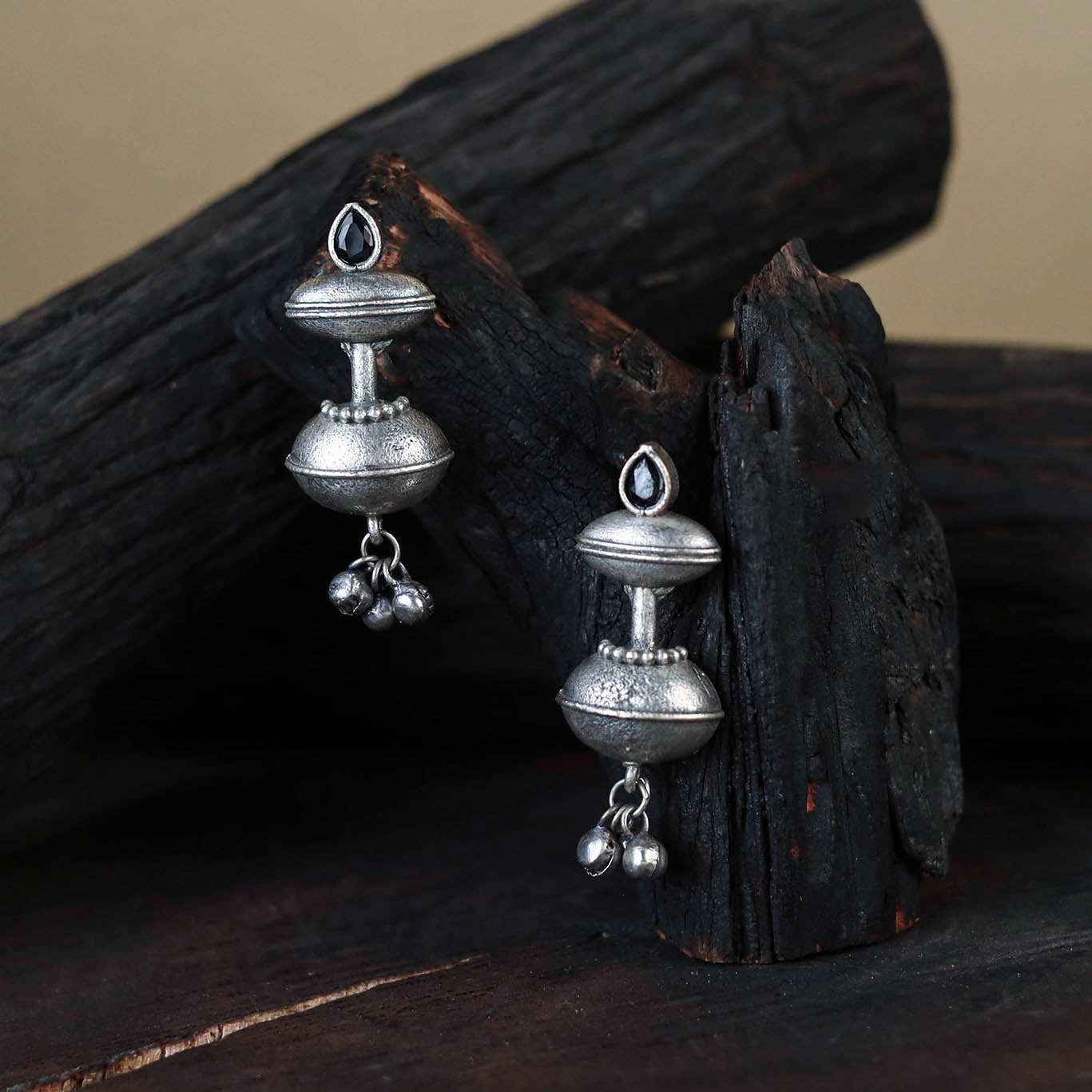 White German Silver-Plated Classic Earrings