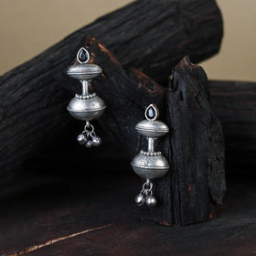 White German Silver-Plated Classic Earrings