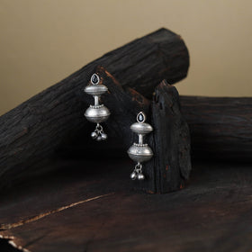 White German Silver-Plated Classic Earrings