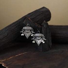 White German Silver-Plated Classic Earrings