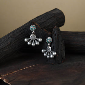 White German Silver-Plated Classic Earrings