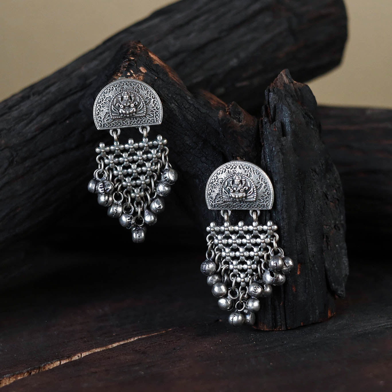 German Silver-Plated Classic Earrings