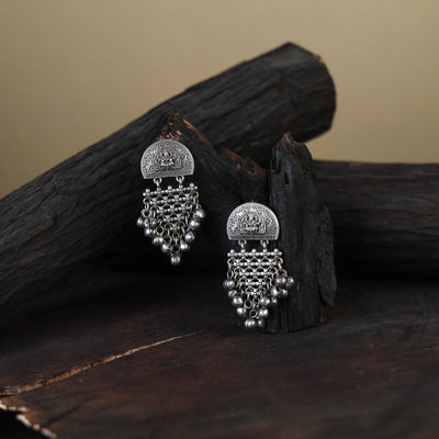 German Silver-Plated Classic Earrings