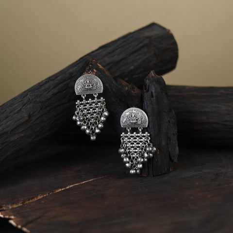 German Silver-Plated Classic Earrings