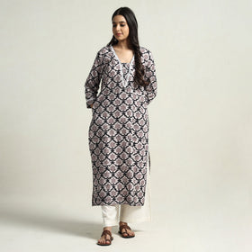 batik printed kurta