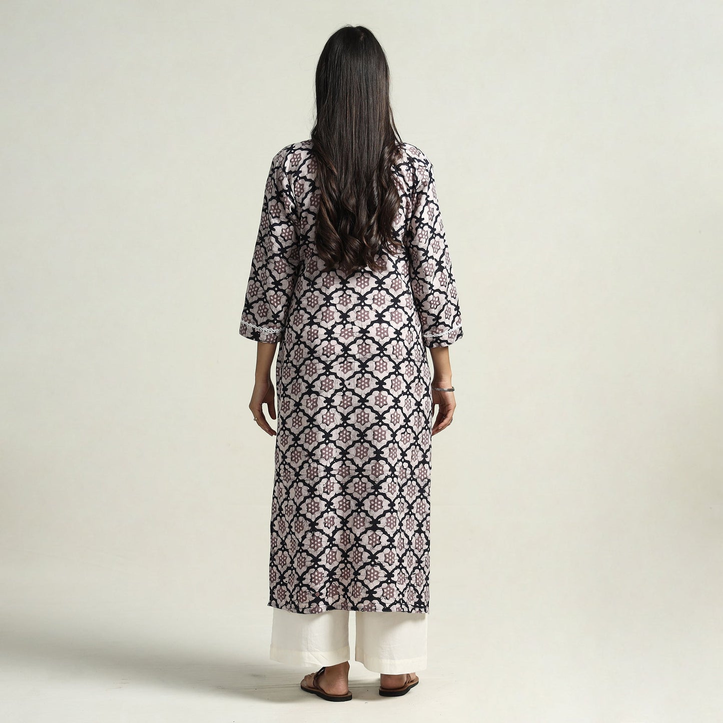 batik printed kurta