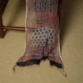 Hand block bagh print cotton 3pc unstitched dress material