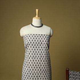 Hand block bagh print cotton 3pc unstitched dress material