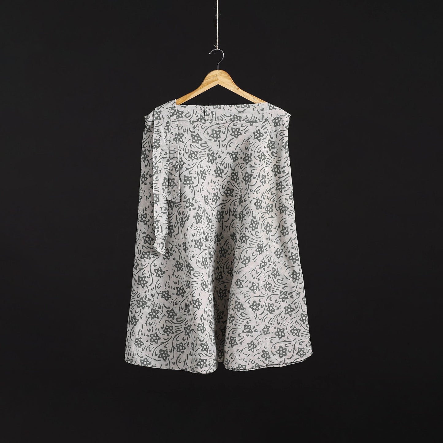 Hand batik cotton wrap around skirt 109 - handcrafted