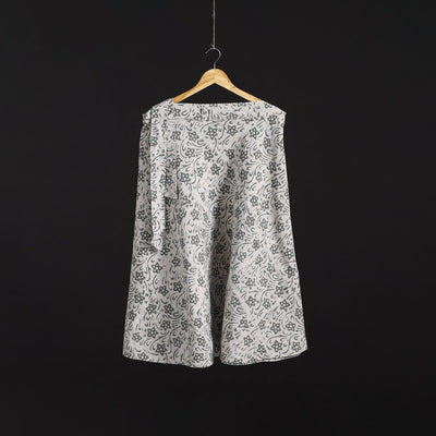 Hand batik cotton wrap around skirt 109 - handcrafted