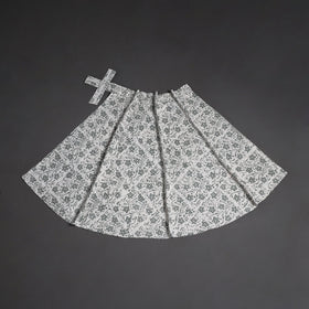 Hand batik cotton wrap around skirt 109 - handcrafted