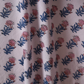 Hand cotton sanganeri fabric 40 - handcrafted