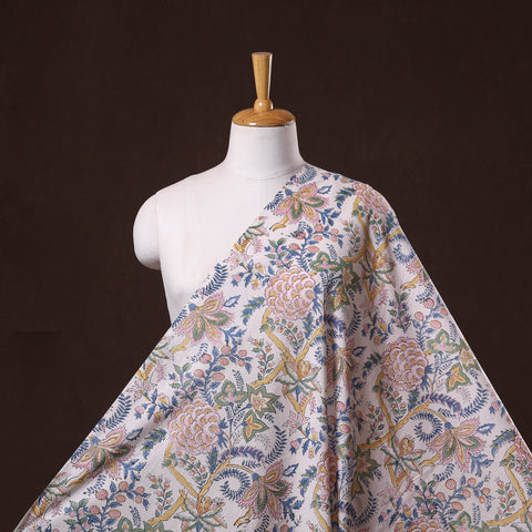 Hand cotton sanganeri fabric 55 - handcrafted