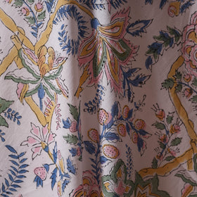 Hand cotton sanganeri fabric 55 - handcrafted