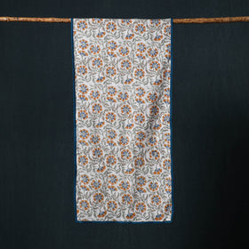 Hand block print cotton sanganeri stole 05 - handcrafted