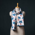 Hand block print cotton sanganeri stole 19 - handcrafted