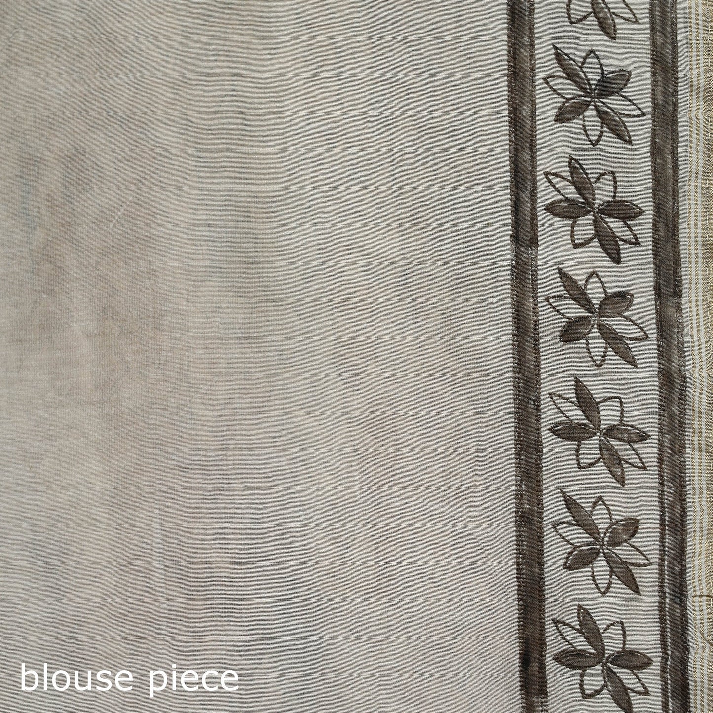 Hand block print natural dyed chanderi silk akola saree 06
