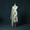 Hand block print sanganeri cotton 3pc unstitched dress
