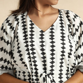 block print night suit