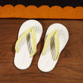 White Hand Braided Cotton Stitched Home Slipper