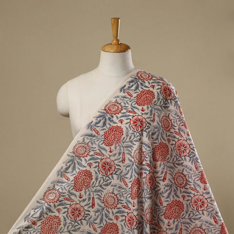 Hand cotton sanganeri fabric 10 - handcrafted