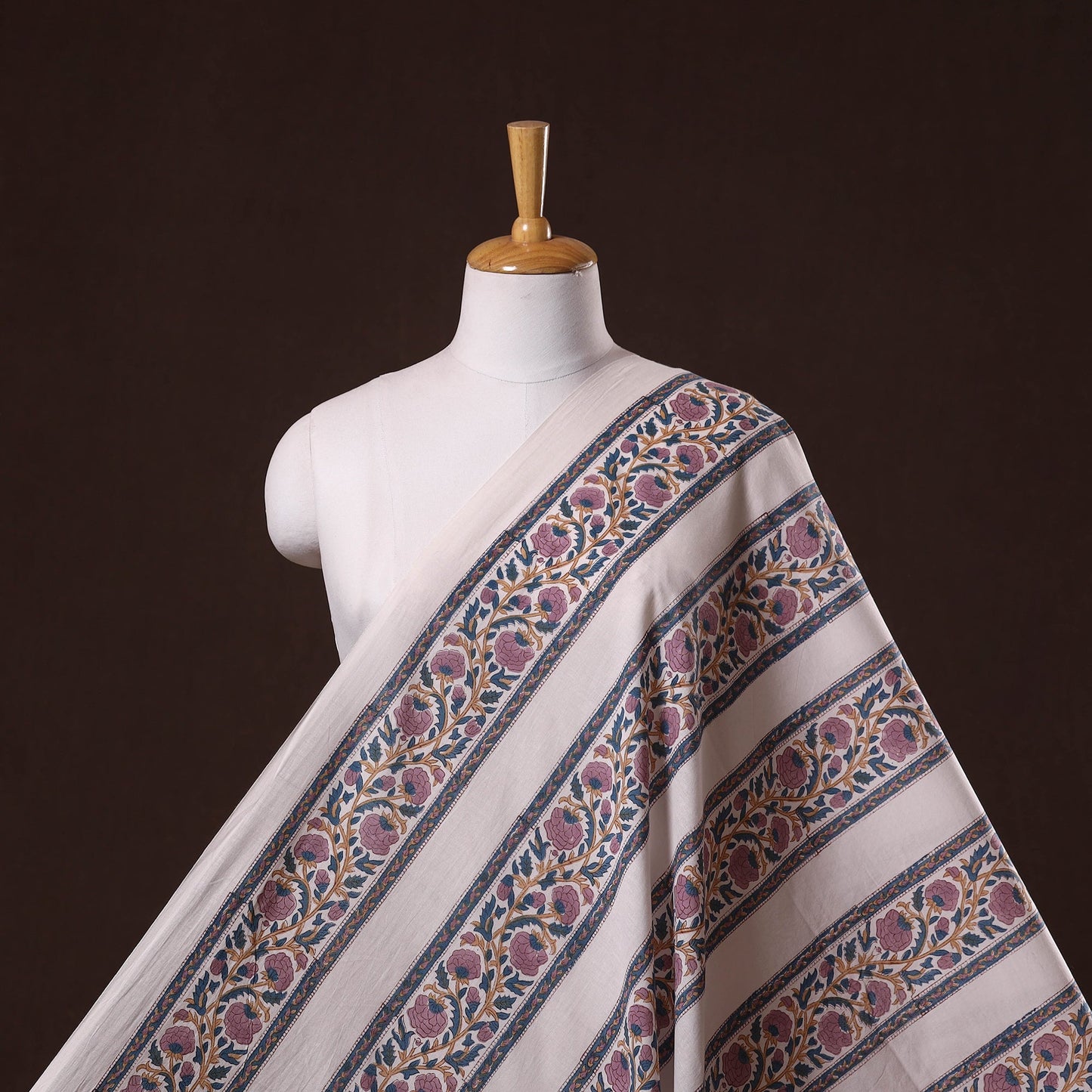 Hand cotton sanganeri fabric 24 - handcrafted