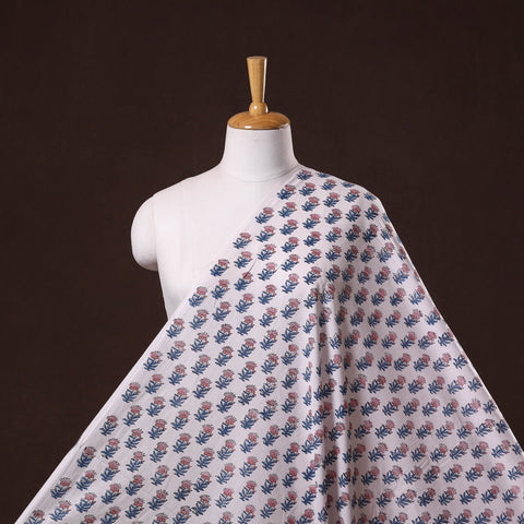 Hand cotton sanganeri fabric 40 - handcrafted