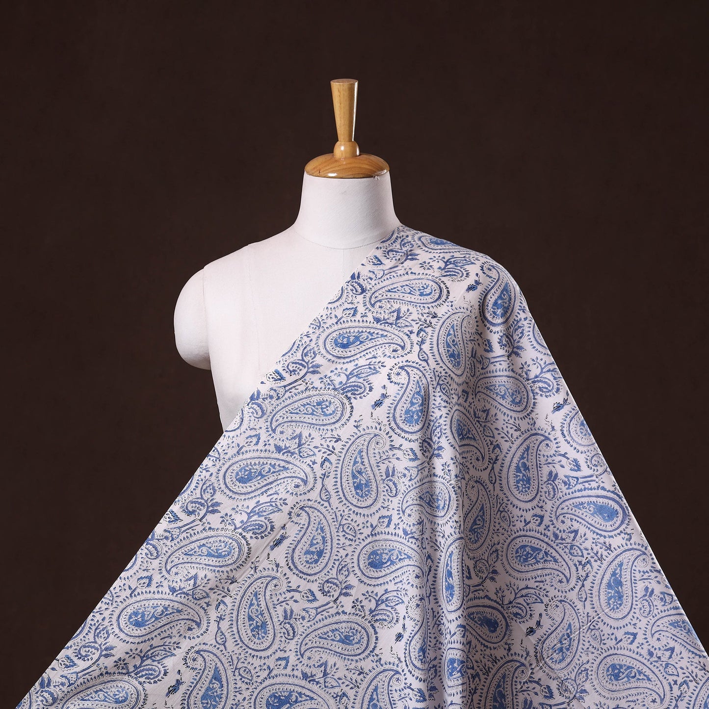 Hand cotton sanganeri fabric 45 - handcrafted