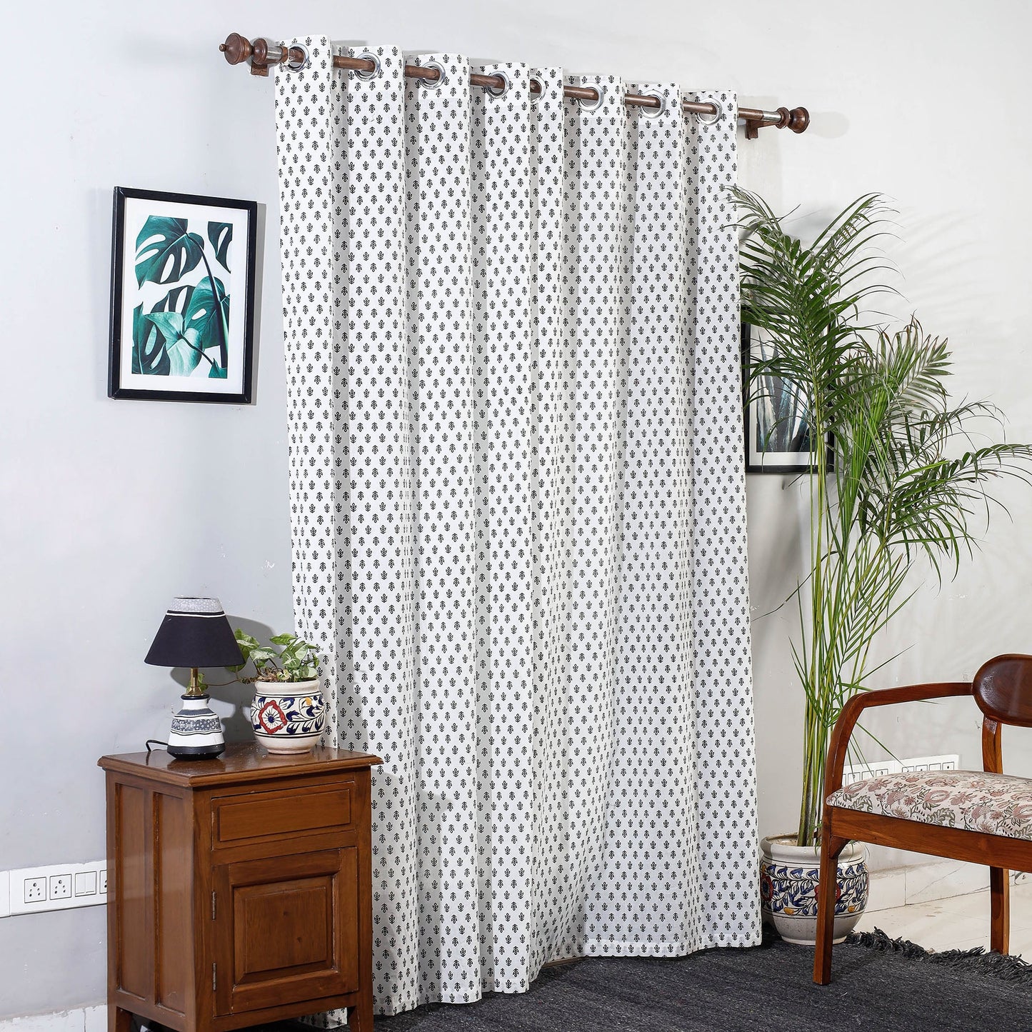 Buy Hand Block Printed Cotton Door Curtain Online at iTokri.com