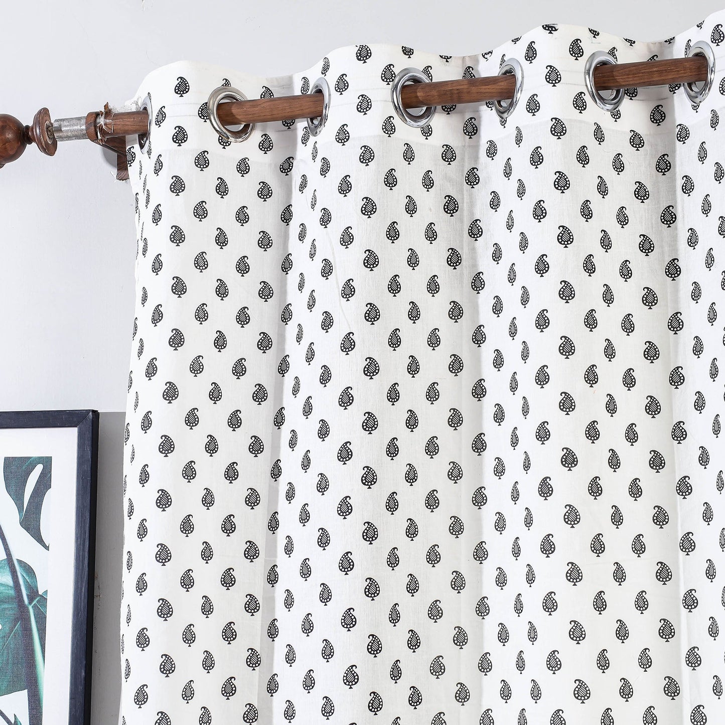 Hand Block Printed Cotton Door Curtain 