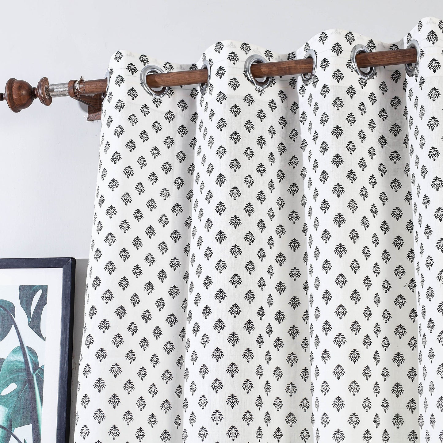  Hand Block Printed Cotton Door Curtain 