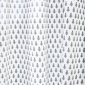 block printed door curtain