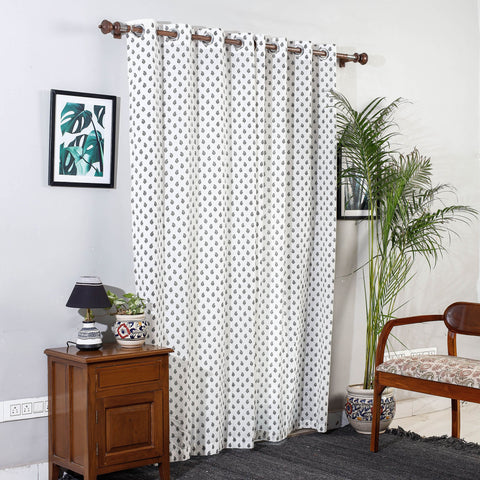  Hand Block Printed Cotton Door Curtain 