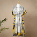 Buy Hand Block Printed Cotton Kaftan with Tie-Up Waist l iTokri.com
