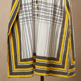 Buy Hand Block Printed Cotton Kaftan with Tie-Up Waist l iTokri.com