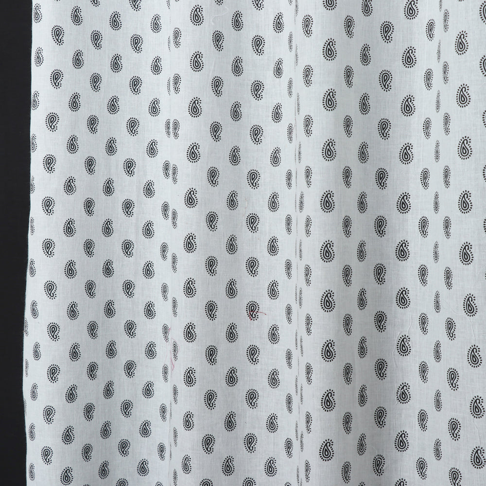 block printed window curtain
