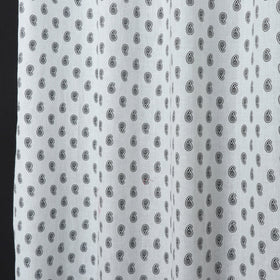 block printed window curtain
