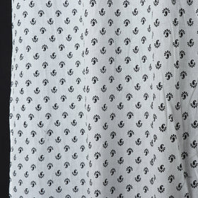 block printed window curtain
