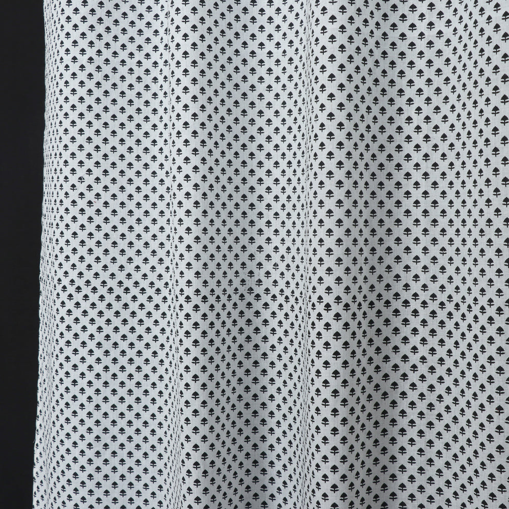  Hand Block Printed Cotton Window Curtain 