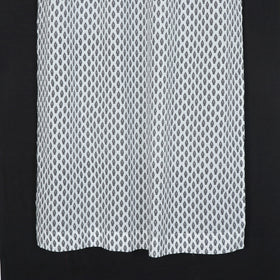 block printed window curtain
