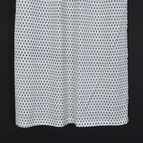  Hand Block Printed Cotton Window Curtain 