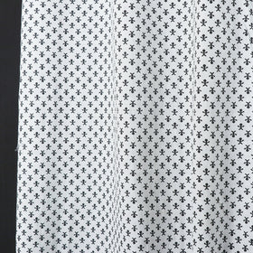  Hand Block Printed Cotton Window Curtain 