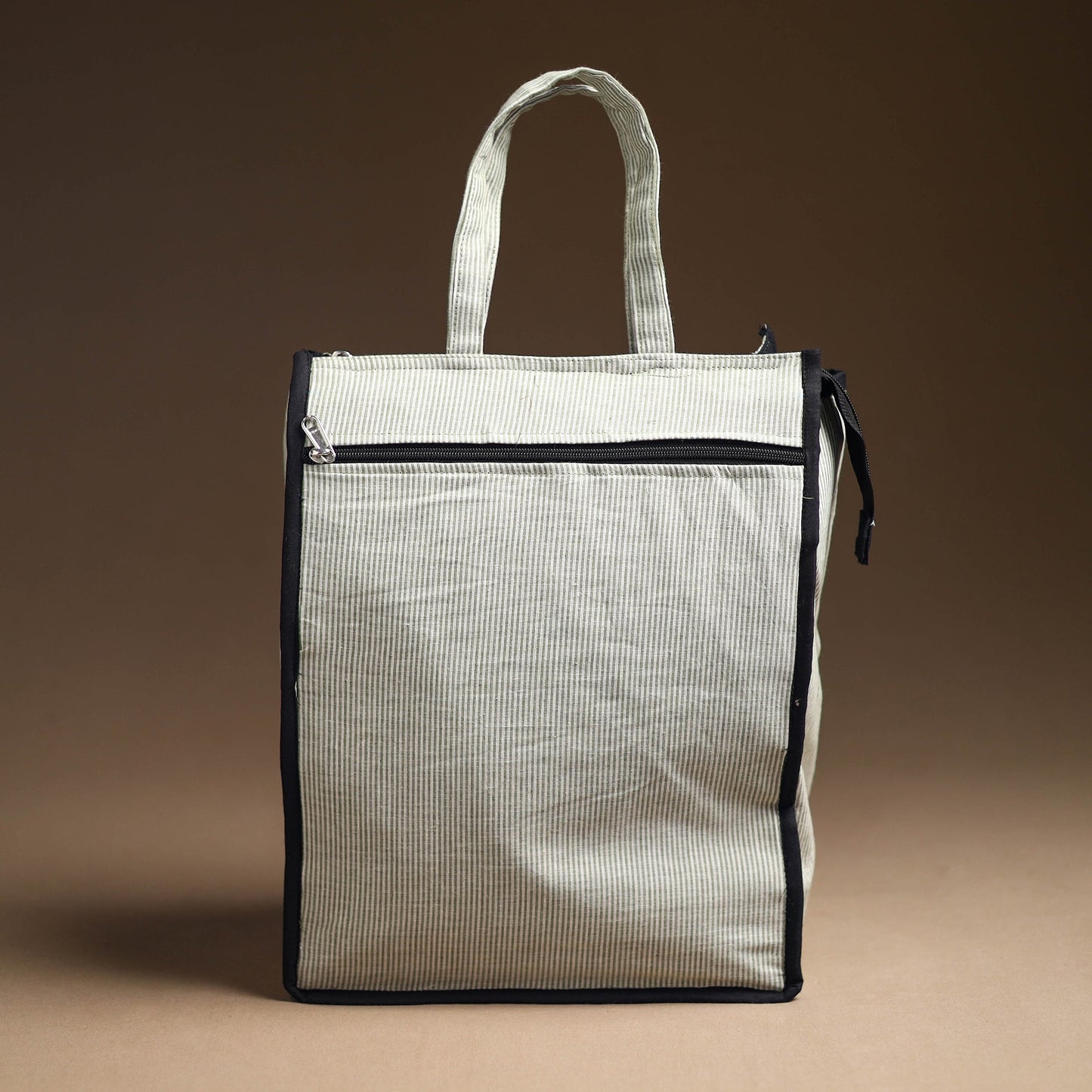 White Handcrafted Cotton Shopping Bag 04