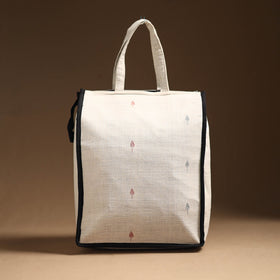 White Eco Friendly Handcrafted Cotton Shopping Bag
